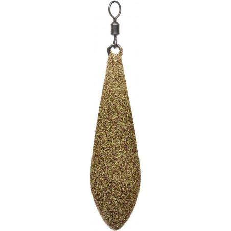 Грузило Brain Long Cast текстурное покрытие "Muddy Green" 150g