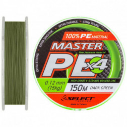 Шнур Select Master PE 150m (темн.-зел.) 0.12 мм 15кг