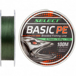 Шнур Select Basic PE Green 150m 0.18 mm 22lb/9.9 kg