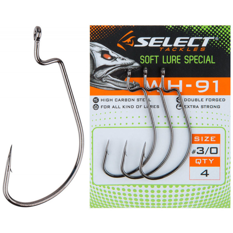 Крючок Select WH-91 3/0 (4 шт/уп) Крючок Select WH-91 3/0 (4 шт/уп)