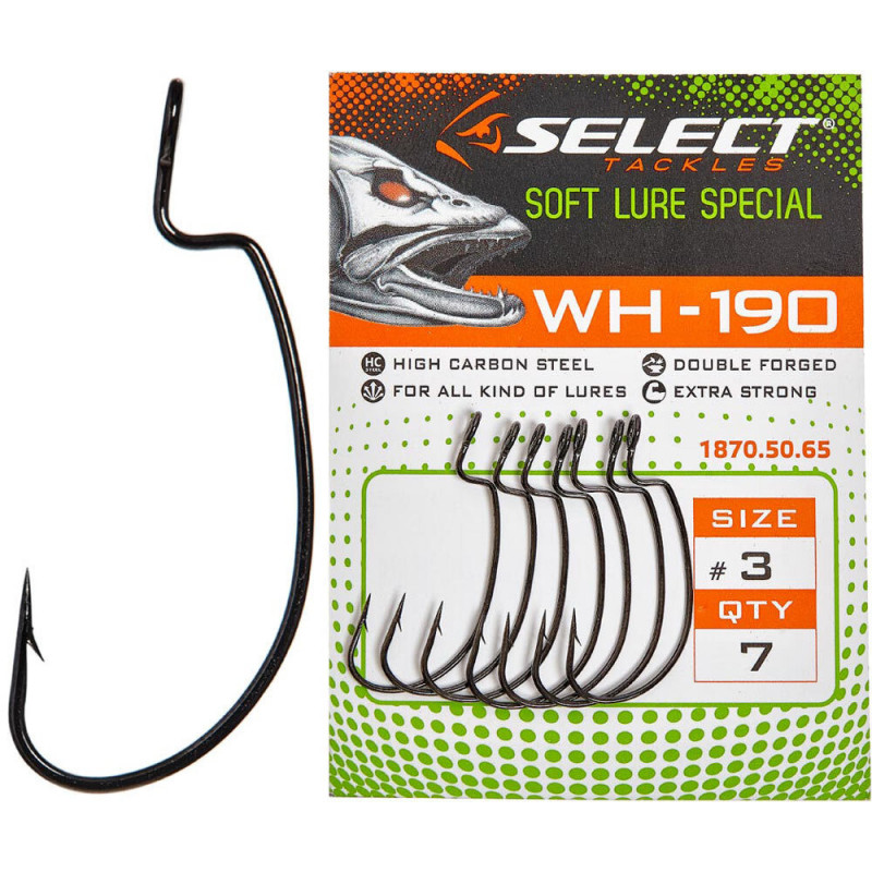Крючок Select WH-190 2/0 (5 шт/уп)