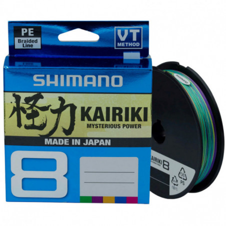 Шнур Shimano Kairiki 8 PE (Multi Color) 300m 0.350mm 39.5kg