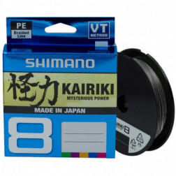 Шнур Shimano Kairiki 8 PE (Steel Gray) 150m 0.19 mm 12.0 kg