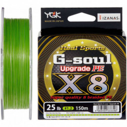 Шнур YGK G-Soul X8 Upgrade 150m (салат.) 1.2/0.185mm 25lb