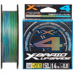 Шнур YGK X-Braid Upgrade X4 (3 colored) 180m 1.0/0.165 mm 18lb/8.1 kg
