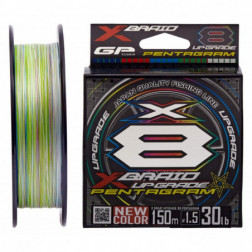 Шнур YGK X-Braid Upgrade X8 Pentagram 150m 0.5 12lb 5,5kg