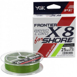 Шнур YGK Frontier Braid Cord X8 150m (зелений) 0.8 14lb