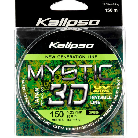 Волосінь Kalipso Mystic 3D Green 150m