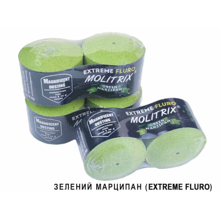 Технопланктон Molitrix Extreme masters Зеленый Марцепан 90г 1-4 г растворение