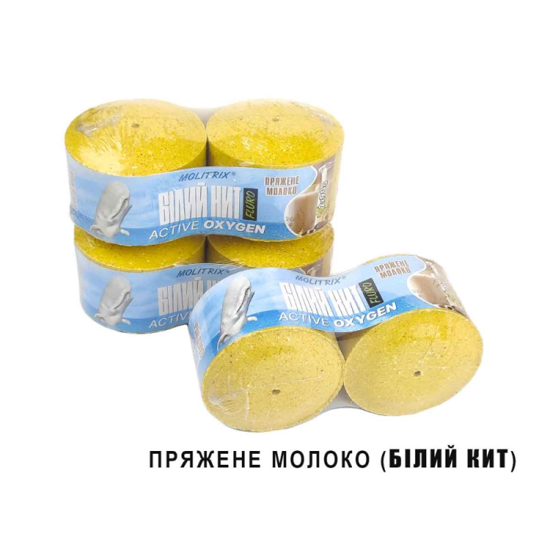 Донний технопланктон Molitrix Білий Кит (2х90г Клубника)