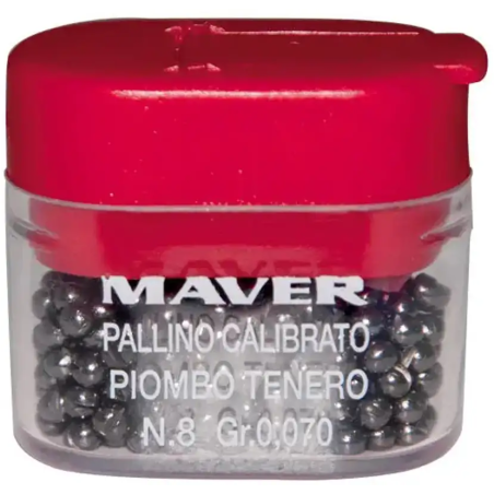 Набір грузил Maver Pallini Supercalibrati Teneri №0 (0.347g)