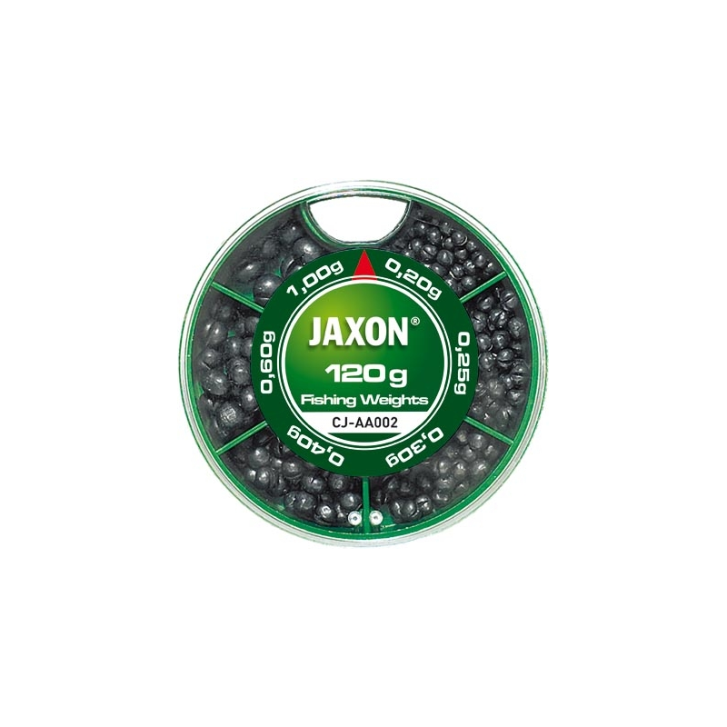 Набір грузиків Jaxon CJ-AA006 100g 0.20/ 0.25/ 0.30/ 0.40/ 0.60/ 1.0