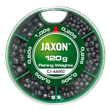 Набір грузиків Jaxon CJ-AA006 100g 0.20/ 0.25/ 0.30/ 0.40/ 0.60/ 1.0