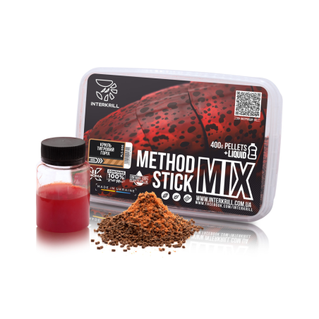 Пеллетс INTERKRILL Method Stick Mix Криль-тигровый орех 400г
