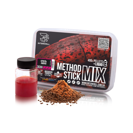 Пелетс INTERKRILL Method Stick Mix Криль-Аміно 400г
