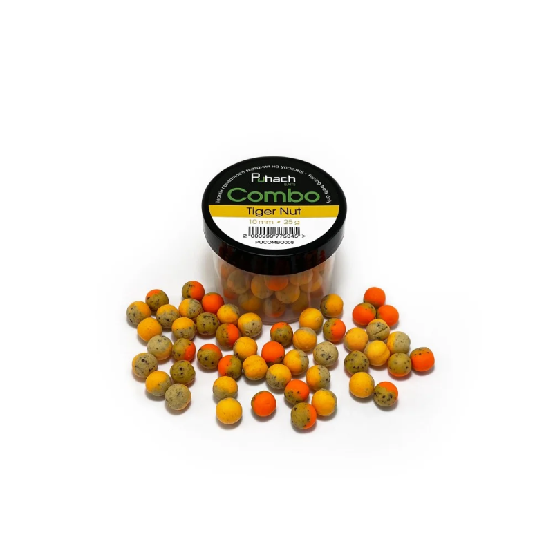 PUHACH BAITS COMBO 10 MM - TIGER NUT (ТИГРОВИЙ ГОРІХ) PUHACH BAITS COMBO 10 MM - TIGER NUT (ТИГРОВИЙ ГОРІХ)