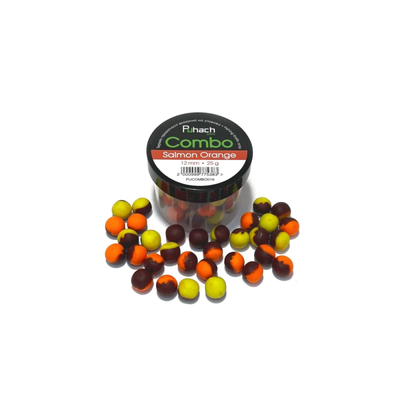 PUHACH BAITS COMBO 12 MM - SALMON ORANGE (ЛОСОСЬ/АПЕЛЬСИН)
