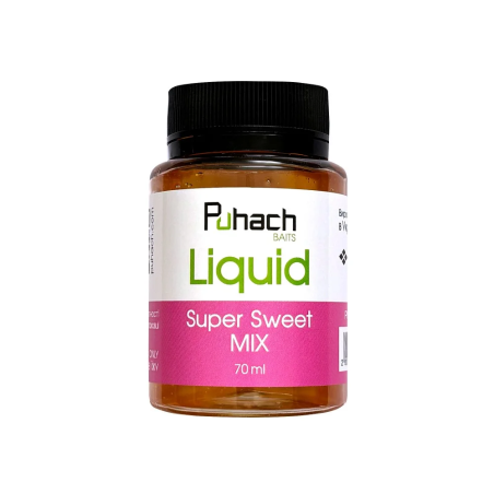PUHACH BAITS LIQUID 70 ML - SUPER SWEET MIX (НАЙСОЛОДШИЙ МІКС)