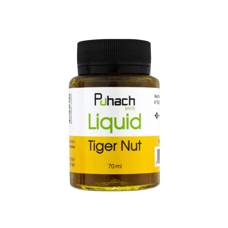 PUHACH BAITS LIQUID 70 ML – TIGER NUT (ТИГРОВИЙ ГОРІХ)