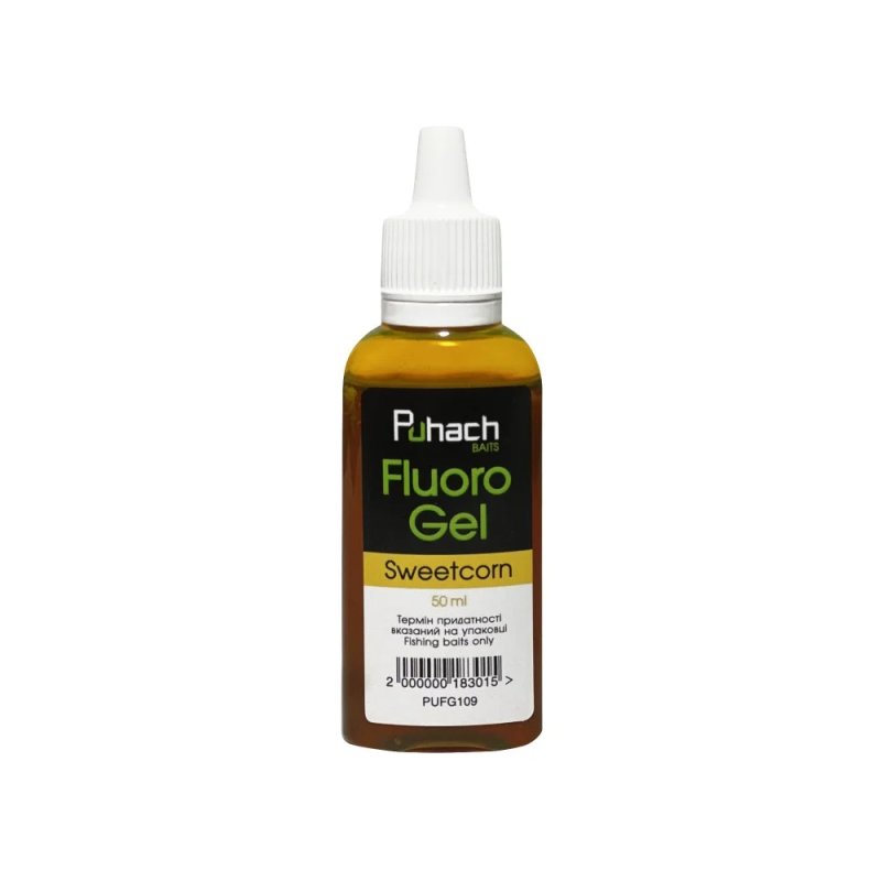 PUHACH BAITS FLUORO GEL 50 ML - SWEETCORN (КУКУРУДЗА) PUHACH BAITS FLUORO GEL 50 ML - SWEETCORN (КУКУРУДЗА)