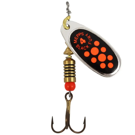 Блешня Mepps Black Fury silver/orange 4 8 г