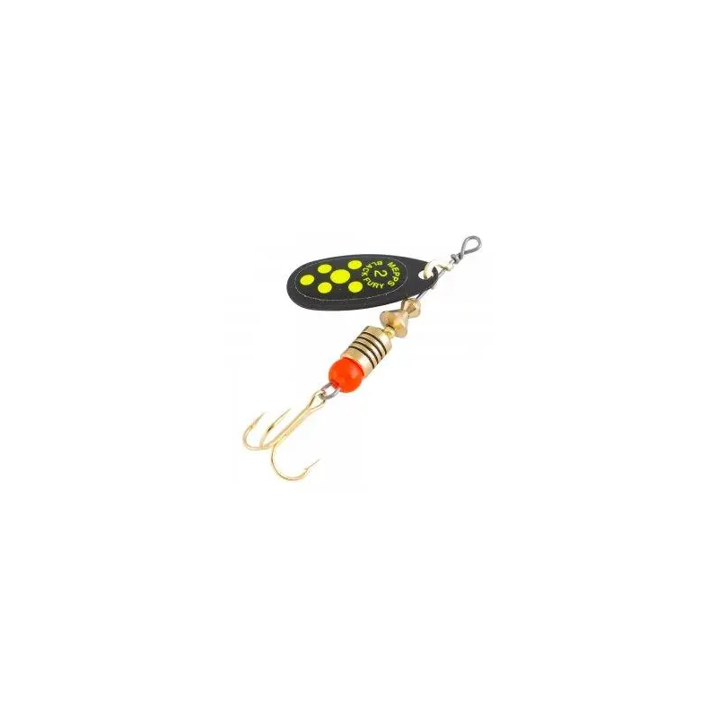 Блешня Mepps Black Fury black/chartreuse 2 4.5 г