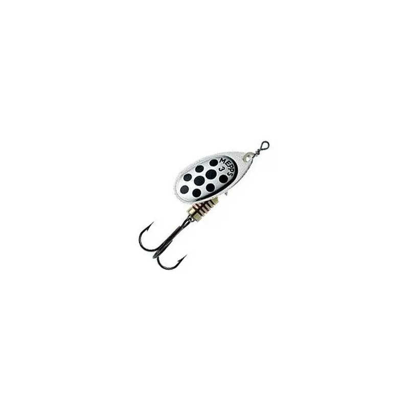 Блешня Mepps Aglia Decorees silver/black dots 1 3.5 г