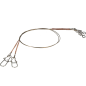 Повідець ZEOX 1x7 25см 10кг(2шт)