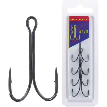 Двійник Select TWH-22S Twin Short №1/0 (4 шт/уп)