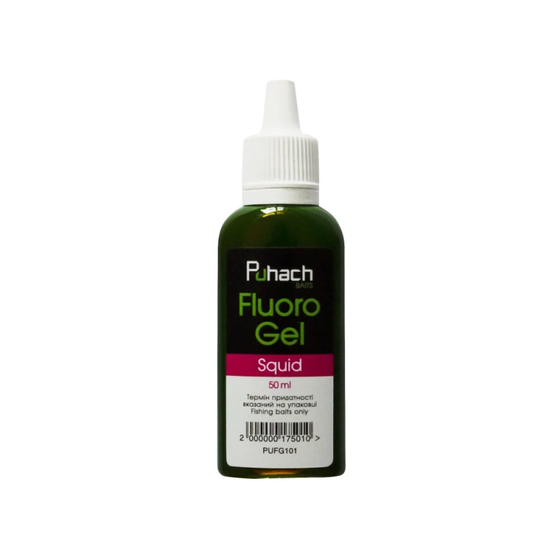 Puhach Baits Fluoro Gel 50 ml - Squid (Кальмар)