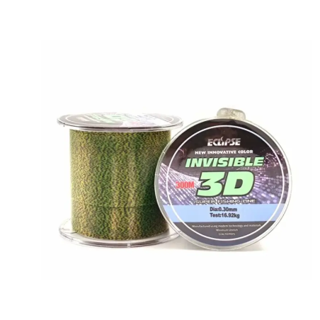 Волосінь Eclipse INVISIBLE 3D невидима 300м 0.33мм тест 18кг