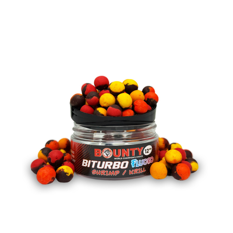 Преміум насадка BOUNTY FLUORO BITURBO SHRIMP / KRILL 12мм