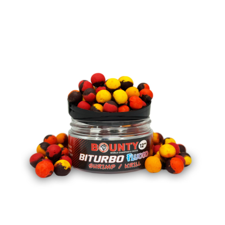 Преміум насадка BOUNTY FLUORO BITURBO SHRIMP / KRILL 12мм