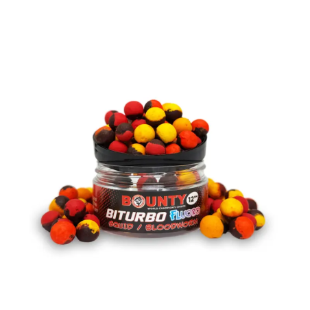 Преміум насадка BOUNTY FLUORO BITURBO SQUID / BLOODWORM 10мм