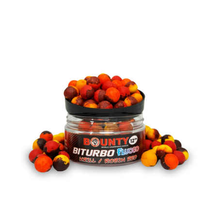 Преміум насадка BOUNTY FLUORO BITURBO KRILL / ROBIN RED 12мм
