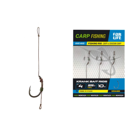 Готовий бойловий поводок KRANK BAIT RIGS №4, L-10см, (3шт)