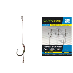 Готовий бойловий поводок KRANK BAIT RIGS №4, L-15см, (3шт)