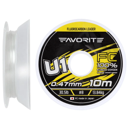 Флюорокарбон Favorite U1 FC 10m 8.0/0.47mm 30.5lb/13.84kg