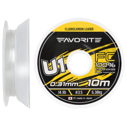 Флюорокарбон Favorite U1 FC 10m 3.5/0.31mm 14.1lb/6.38kg