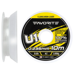 Флюорокарбон Favorite U1 FC 10m 2.0/0.235mm 8.6lb/3.89kg