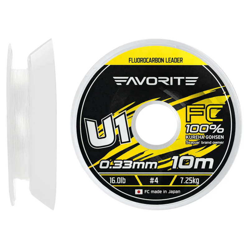 Флюорокарбон Favorite U1 FC 10m 4.0/0.33mm 16.0lb/7.25kg