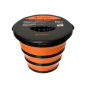 Відро силіконове з кришкою Forrest Folding Bucket Orange with cover 10л