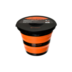 Відро силіконове з кришкою Forrest Folding Bucket Orange with cover 5л