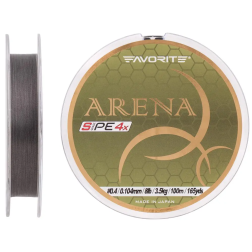 Шнур Favorite Arena PE 100m (silver gray) 0.4/0.104 mm 8lb/3.5 kg
