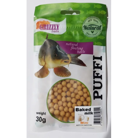Повітряне тісто Grizzly Puffi Пряжене Молоко 30г