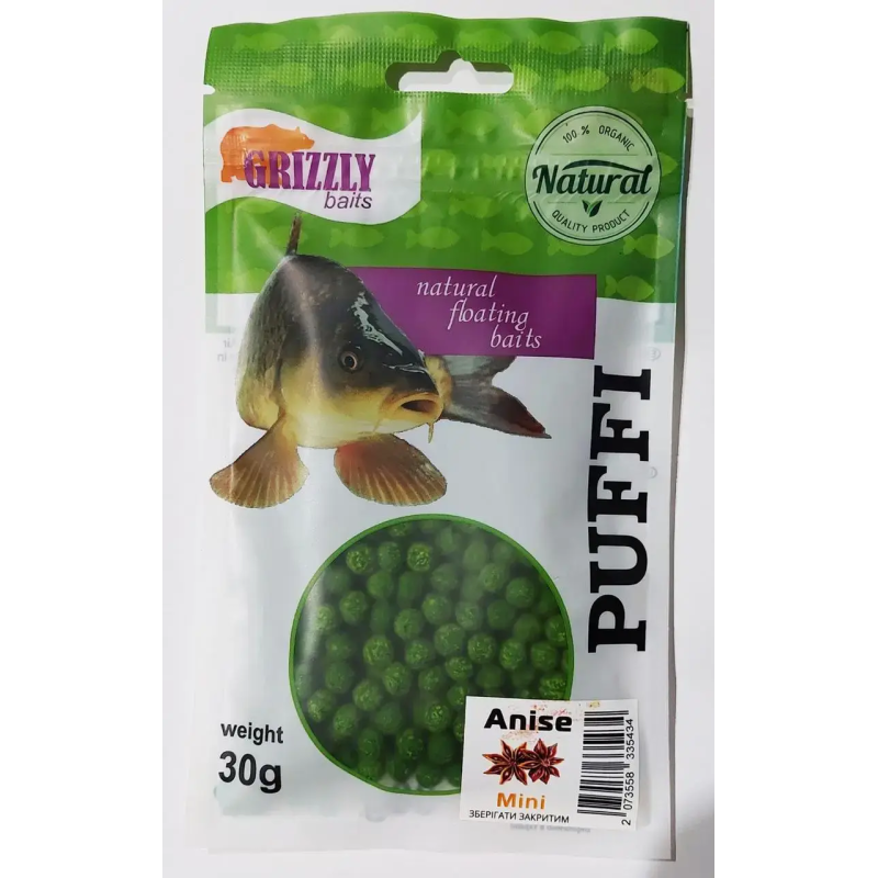 Повітряне тісто Grizzly Puffi Аніс 30г