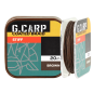 Повідковий матеріал в обплетенні GC G.Carp Coated Braid Stiff 20м 25lb Brown