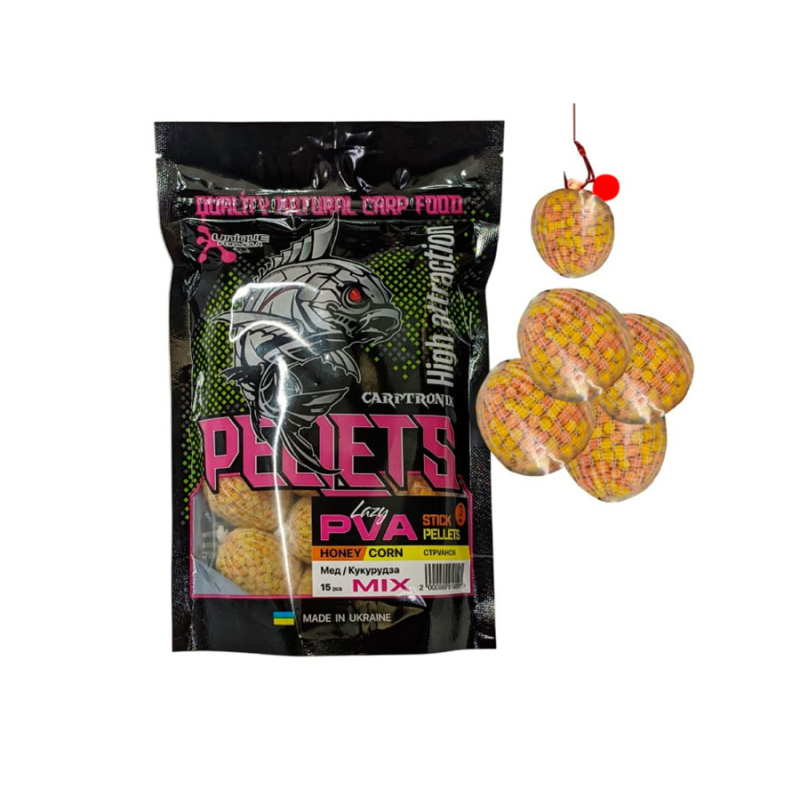 Пелетс Carptronik PVA Stick Pellets Honey/Corn