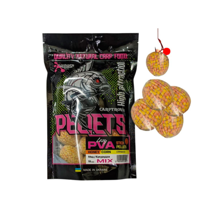 Пелетс Carptronik PVA Stick Pellets Honey/Corn