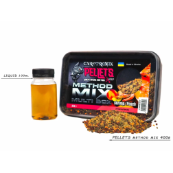 Пеллетс Multi BOX Метод Микс + Ликвид (Креветка/Персик)